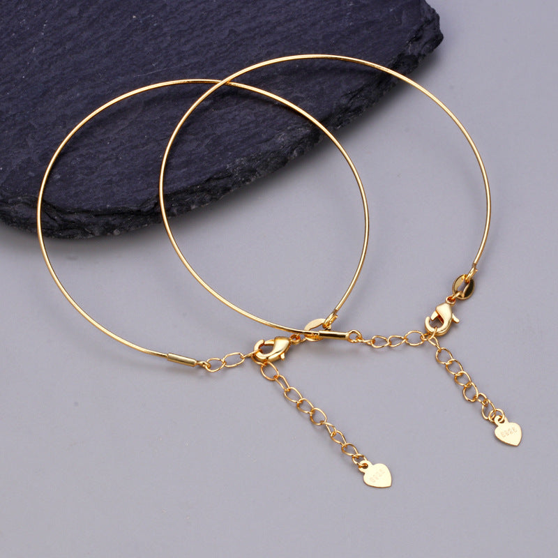 Universal Screw Pattern Hand Detachable Beaded Right Rain Bangle Bracelet