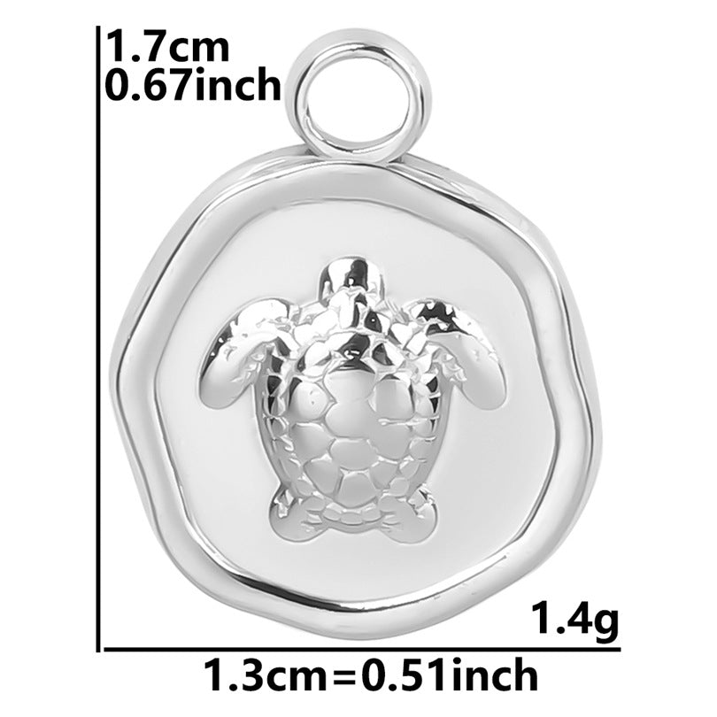 Stainless Steel Turtle Light Luxury Minority Vacuum Necklaces
