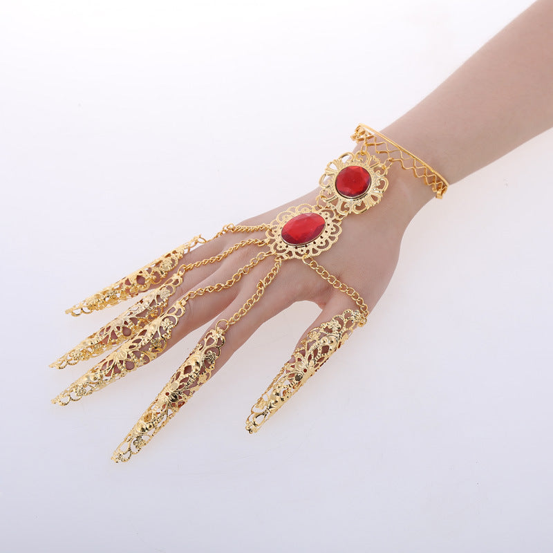 Ethnic Style Hand Dance Belly Indian Costume Bracelets