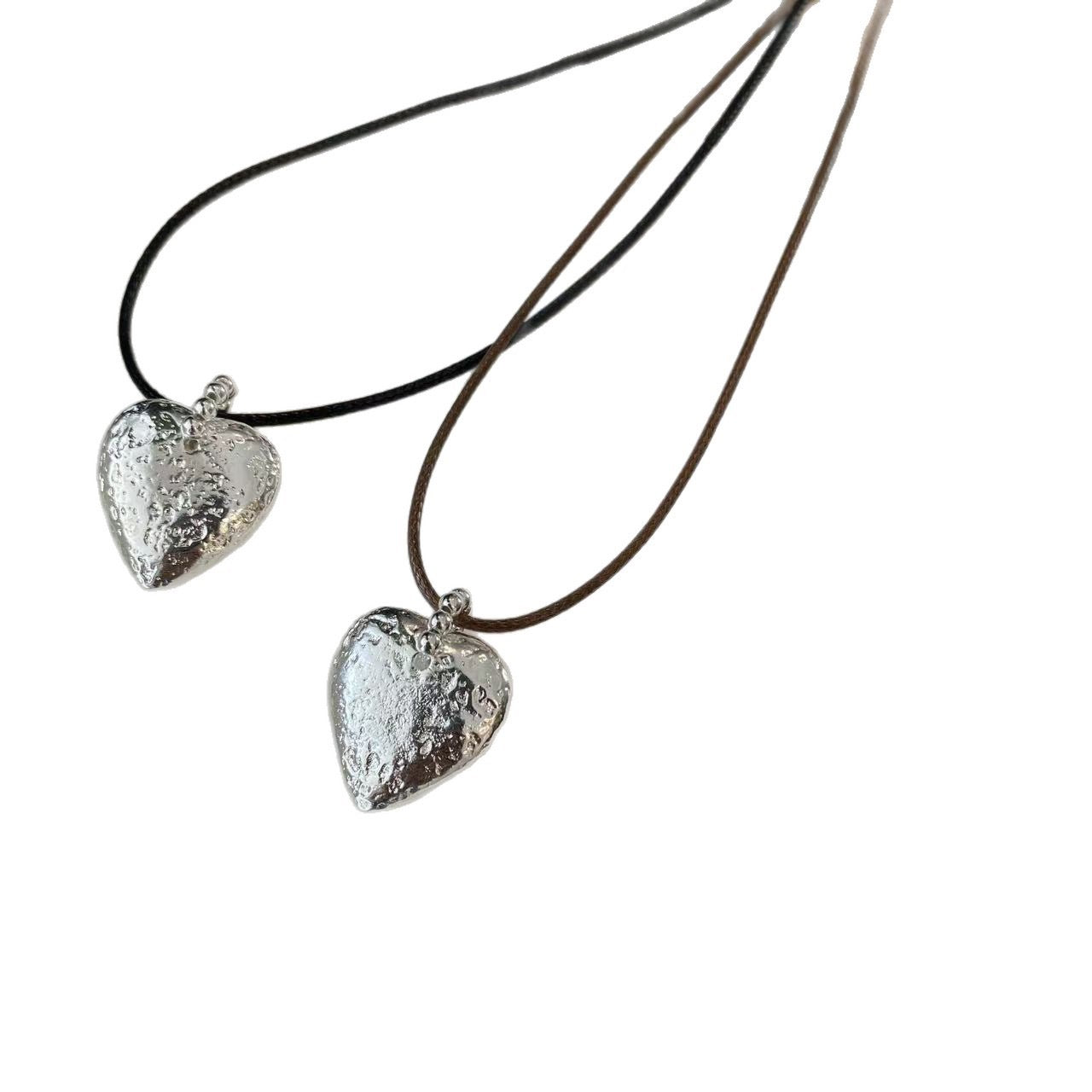 Women's Titanium Steel String Beads Chain Sweet Cool Necklace