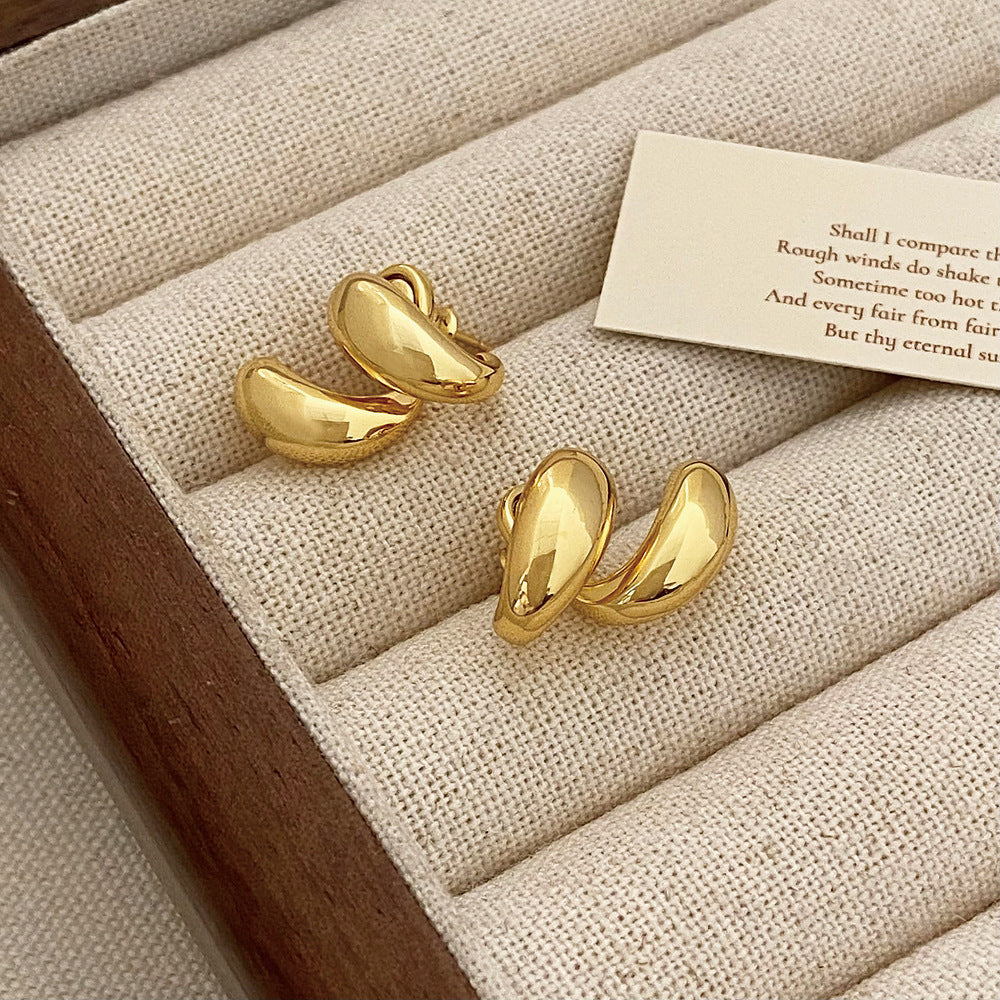 Women's Shot Western Style Fashion Artistic Retro Irregular Earrings