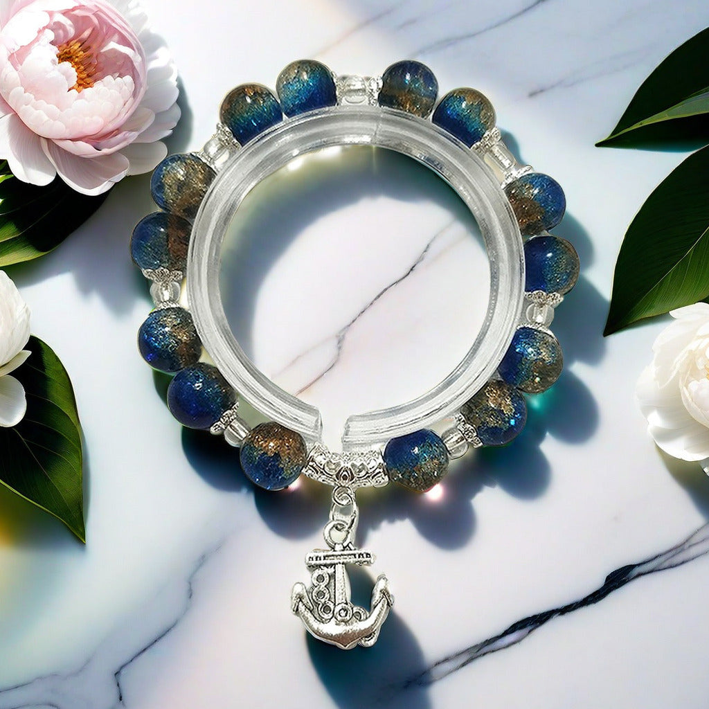 Fantasy Flower Glazed Female Gradient Contrast Bracelet