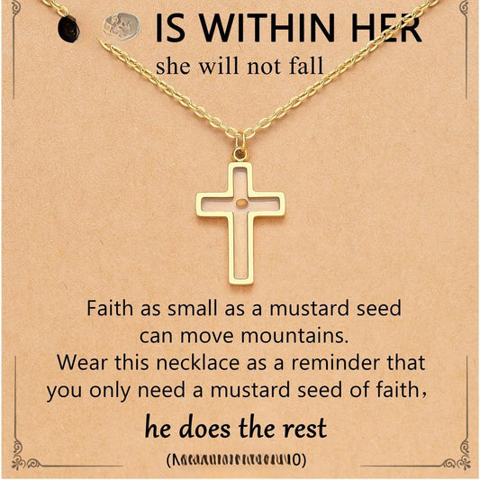Fashion Cabbage Seed Oval Stainless Steel Necklaces