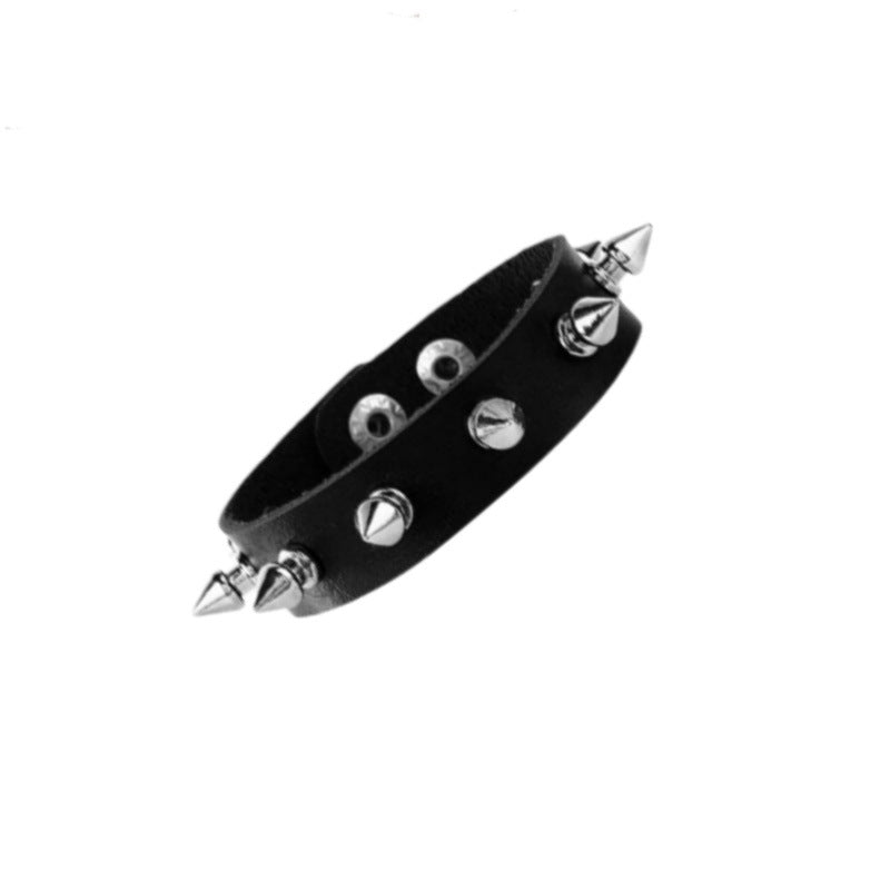 Style Punk Rock Leather Gothic Spike Trend Bracelets