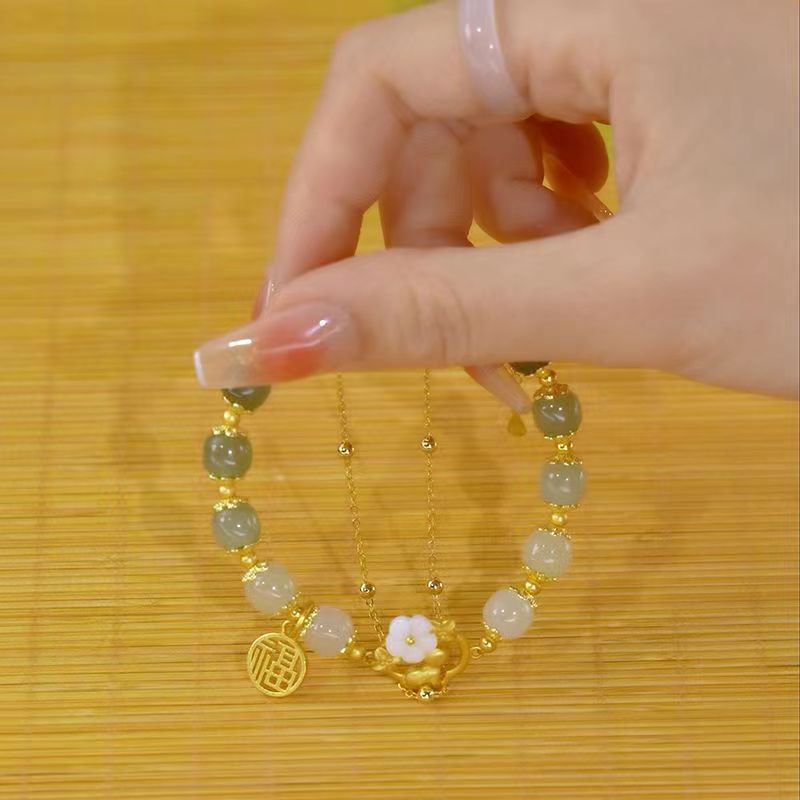 Design Ancient Style Chinese Girlfriends Couple Gift Bracelet
