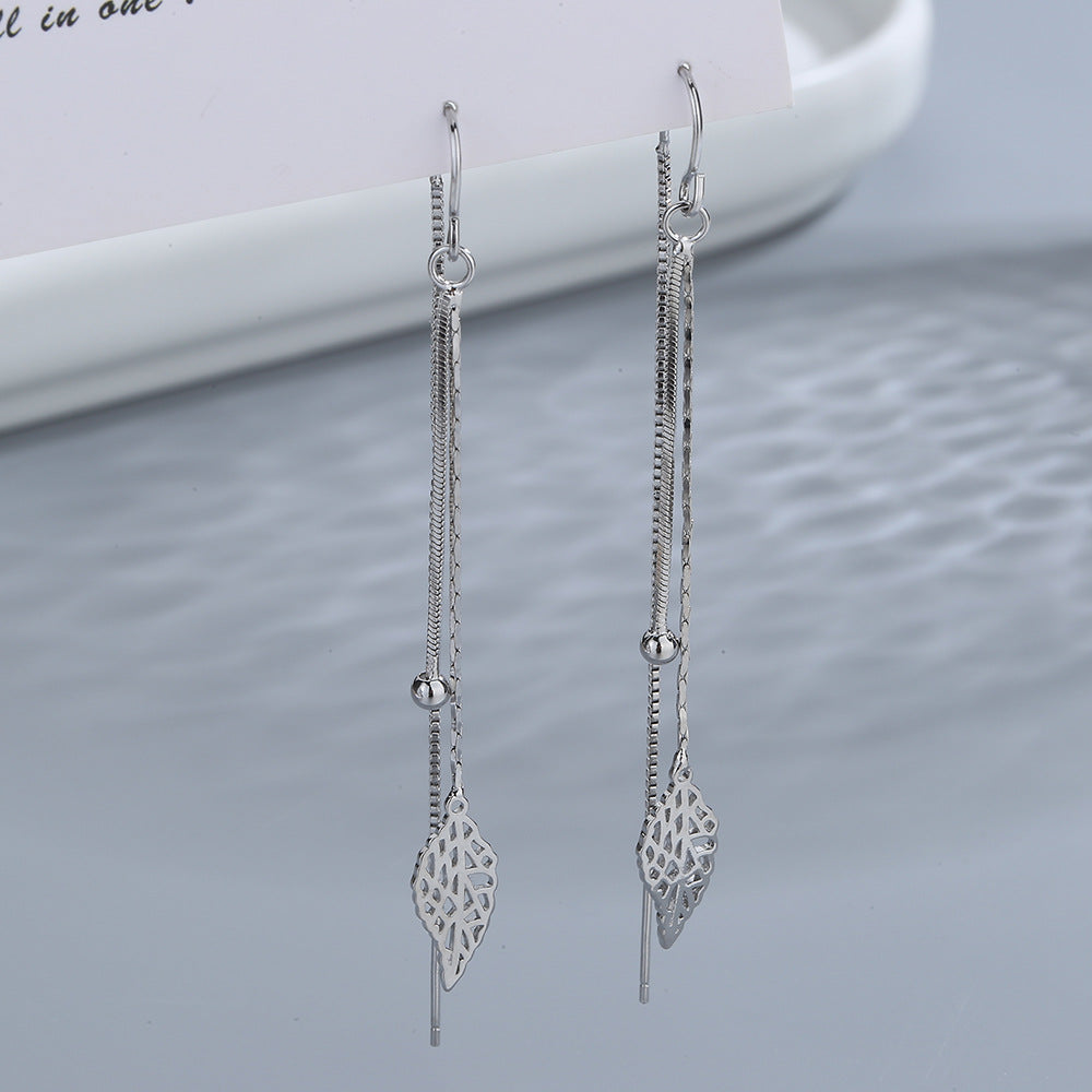 Ancient Cat Ning Super Ear Chain Tassel Tea Series Rings