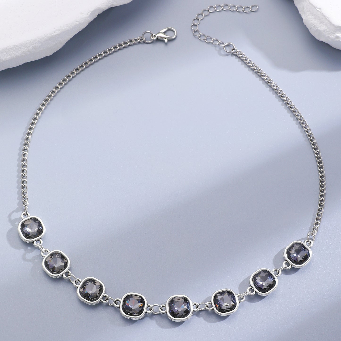 Sier Affordable Luxury Style Irregular Suit Geometric Fashion Design Sense Rings