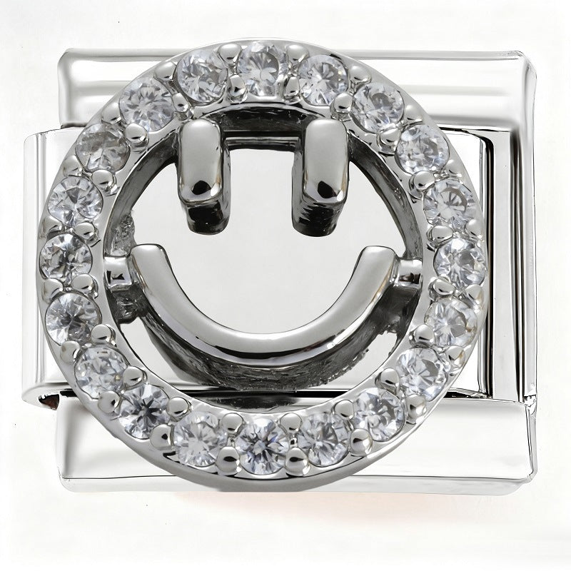 Sponge Treasure Cartoon Love Smiley Module Stainless Steel Bracelet