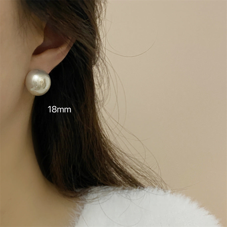 Retro Semicircle Pearl Trendy Entry Lux Elegant Earrings