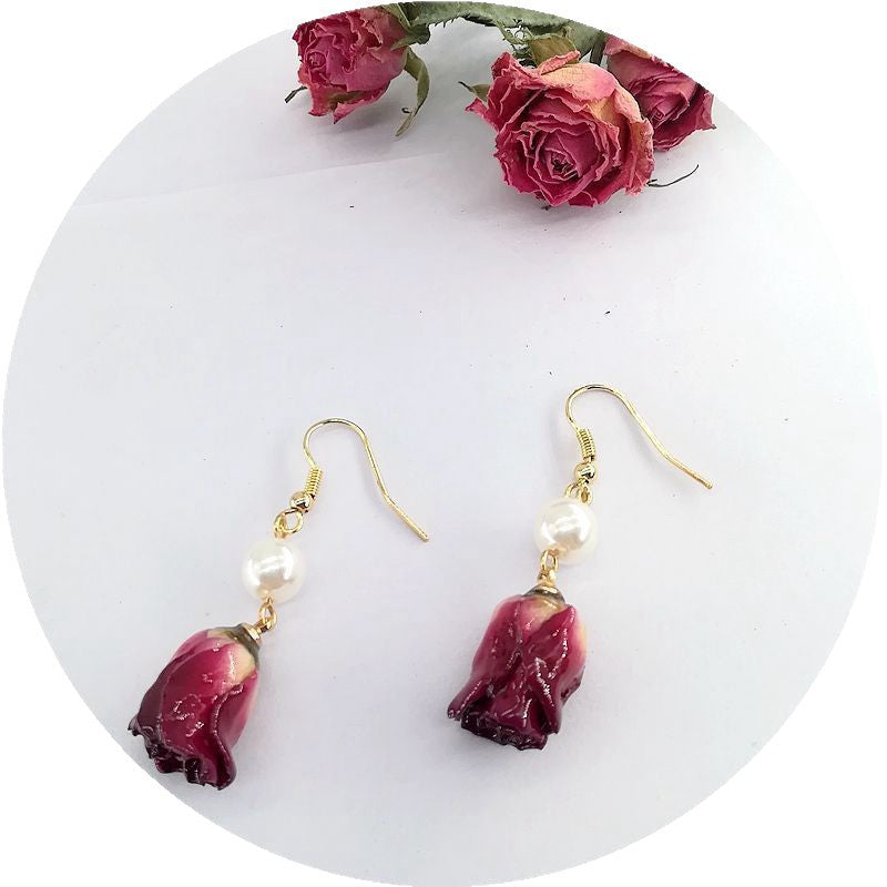 Fashion Temperament Preserved Fresh Flower Rose Dried Rings