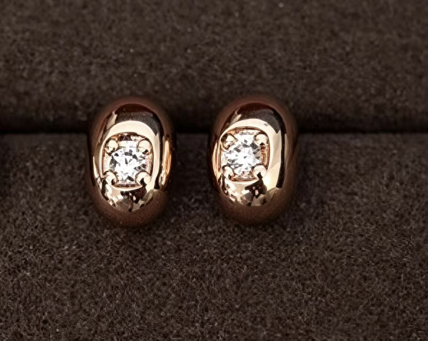 Women's Exquisite Small Zircon Simple Cute High Sense Ear Stud Earrings