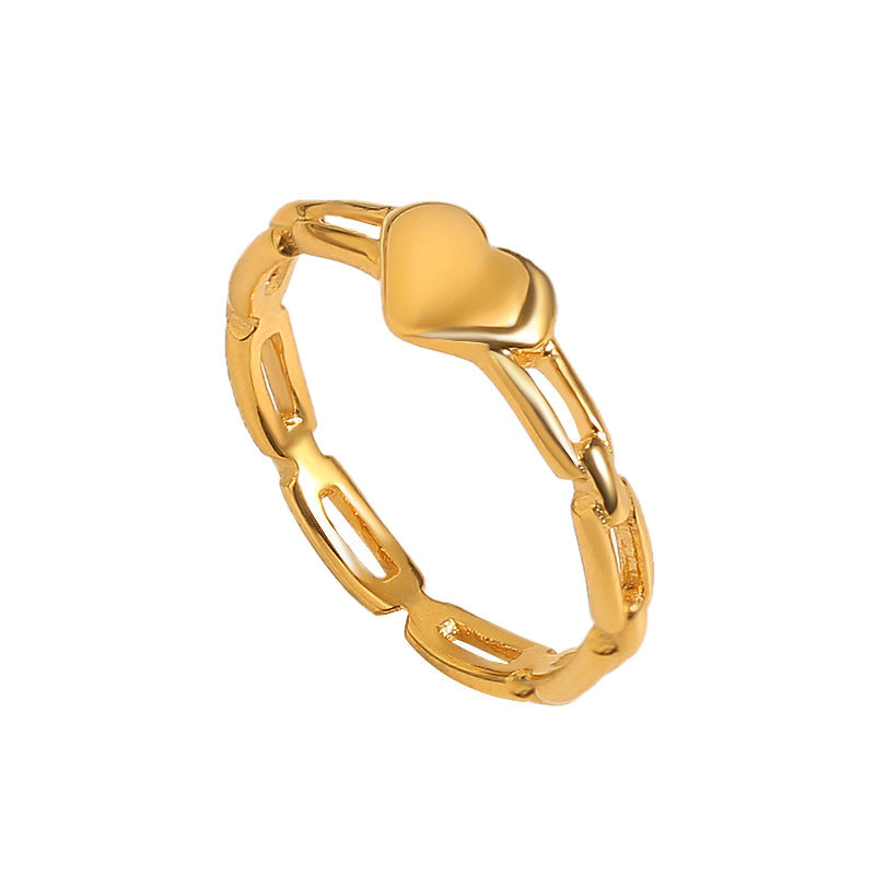 Women's Heart-shaped Design High-grade Simple Fashion French Bracelets