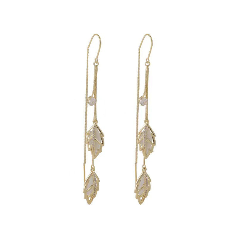 Summer Elegant High-grade Fashionable Long Tassel Thin Effect Ear Line