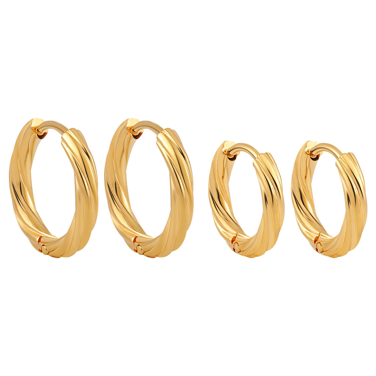 Personality Twisted Twist Clip Fashion Versatile Rings