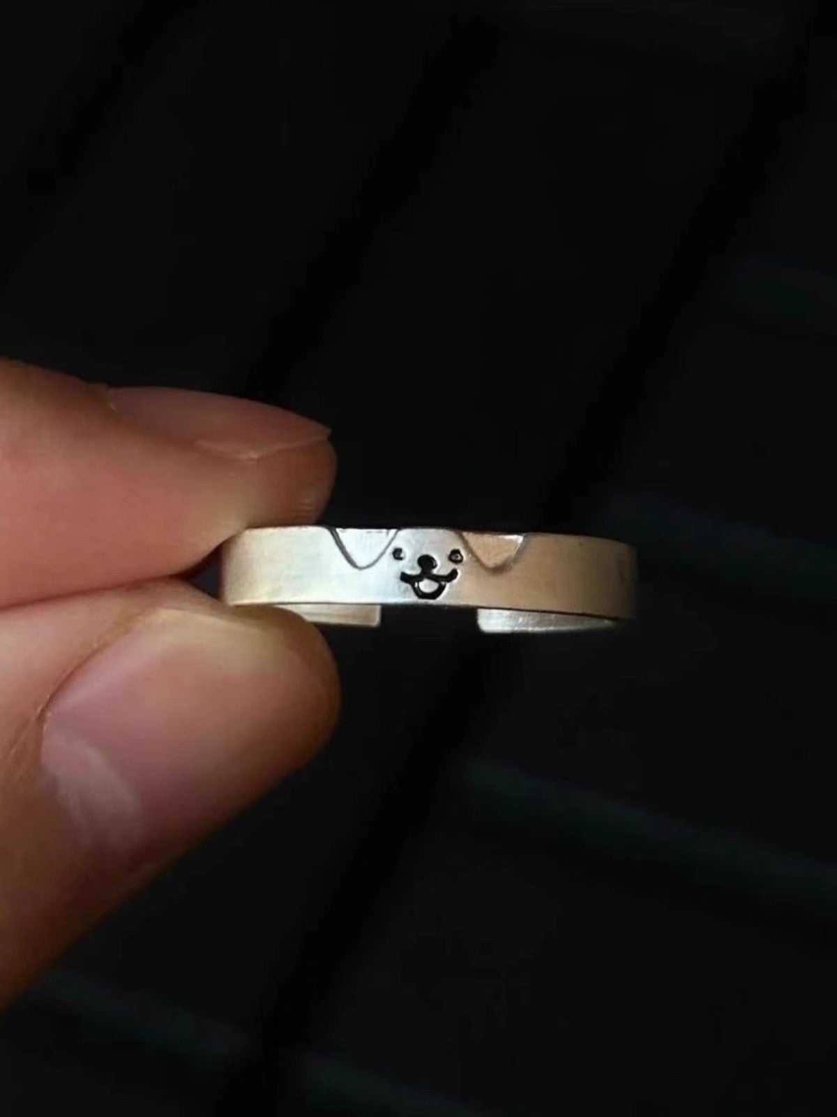 Kitten Puppy Couple Be My Cat Design Rings