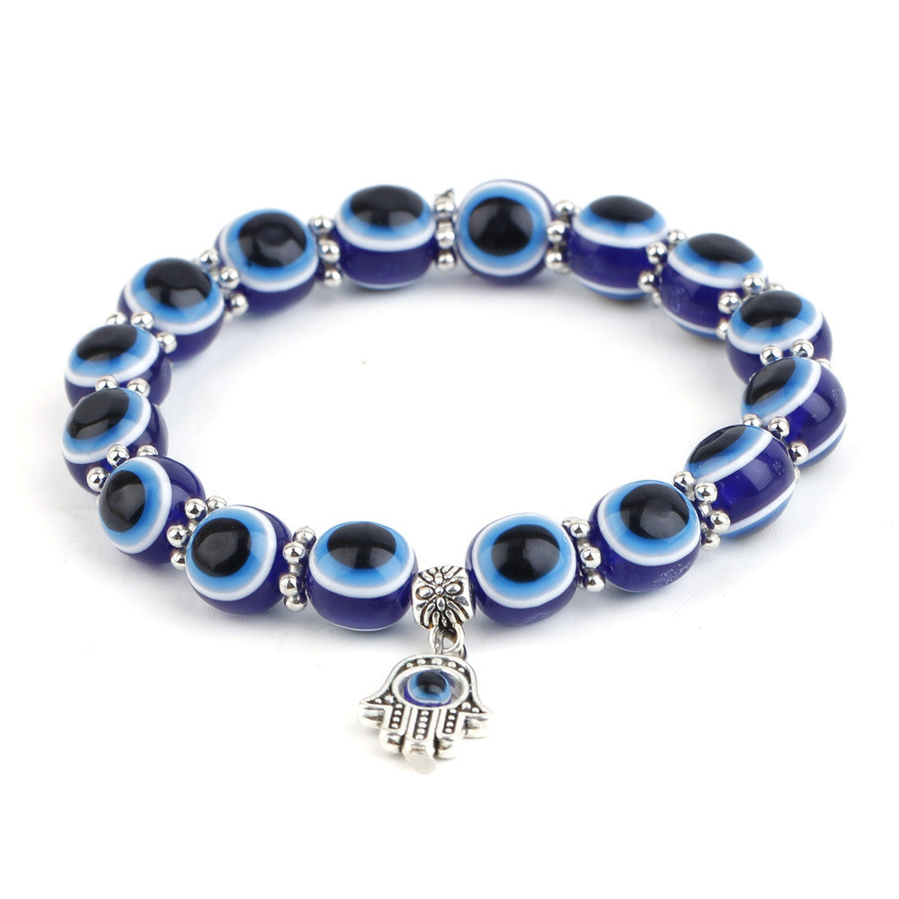 Turkish Blue Eyes Fatima Palm Devil Bracelets