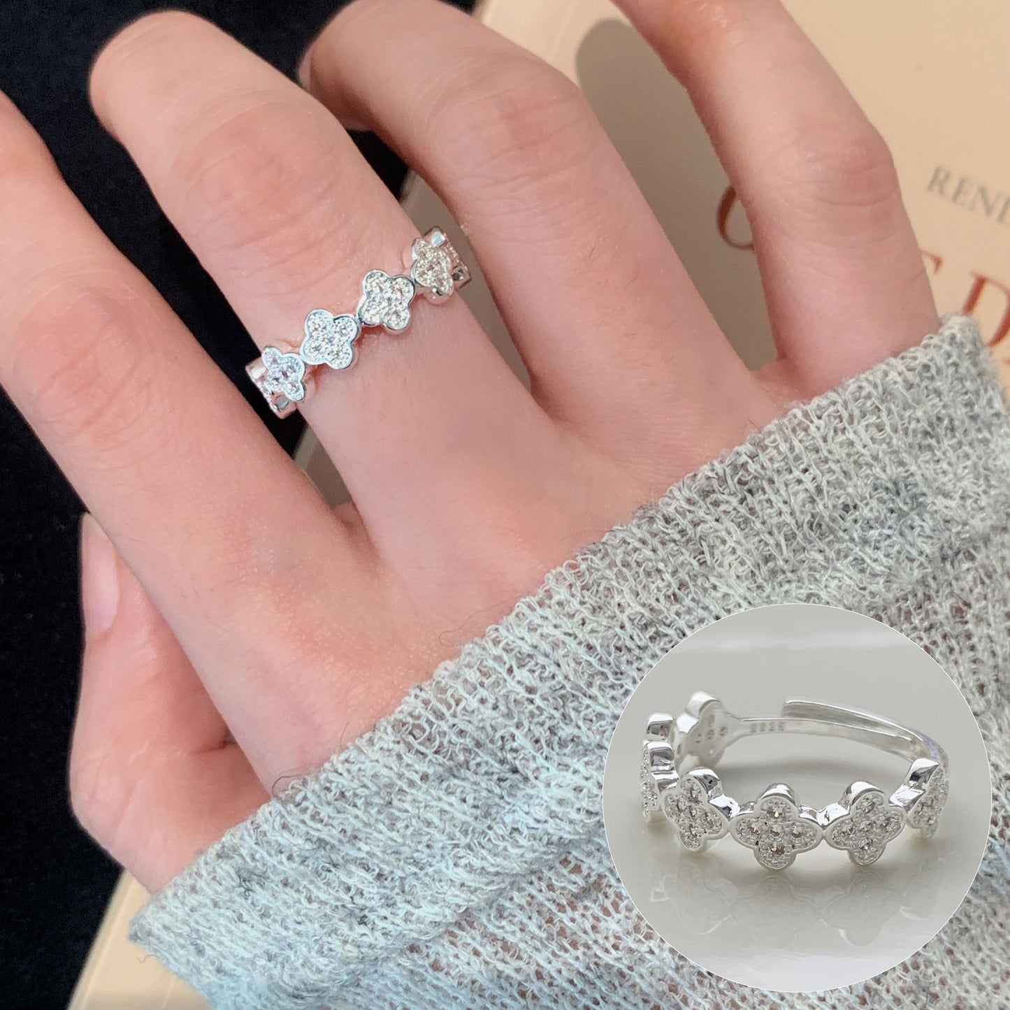 Women's Geometric Fashion Twisted Open-end Personality Hip Rings