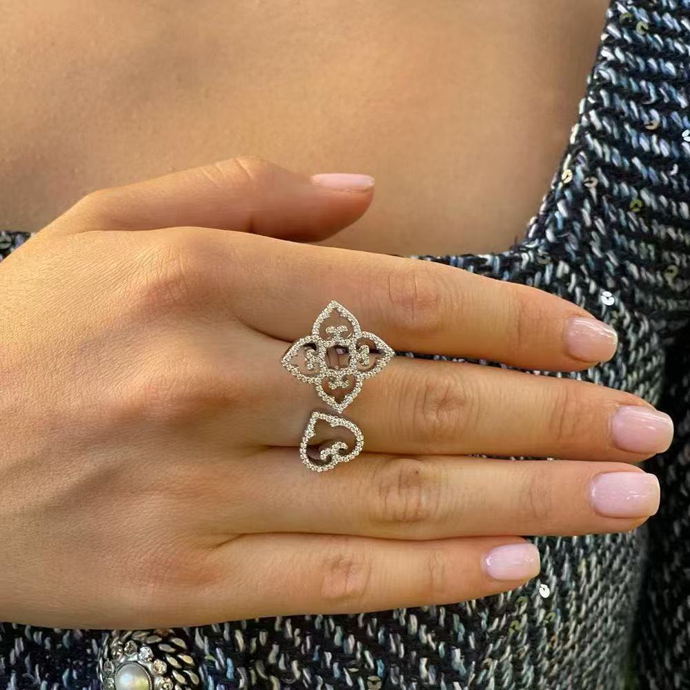 Kazakh Element Open Ethnic Style Simple Niche Index Ring