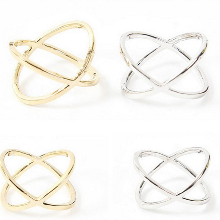 Your From Female X Cross Three-dimensional Hollow Surround With Bracelets