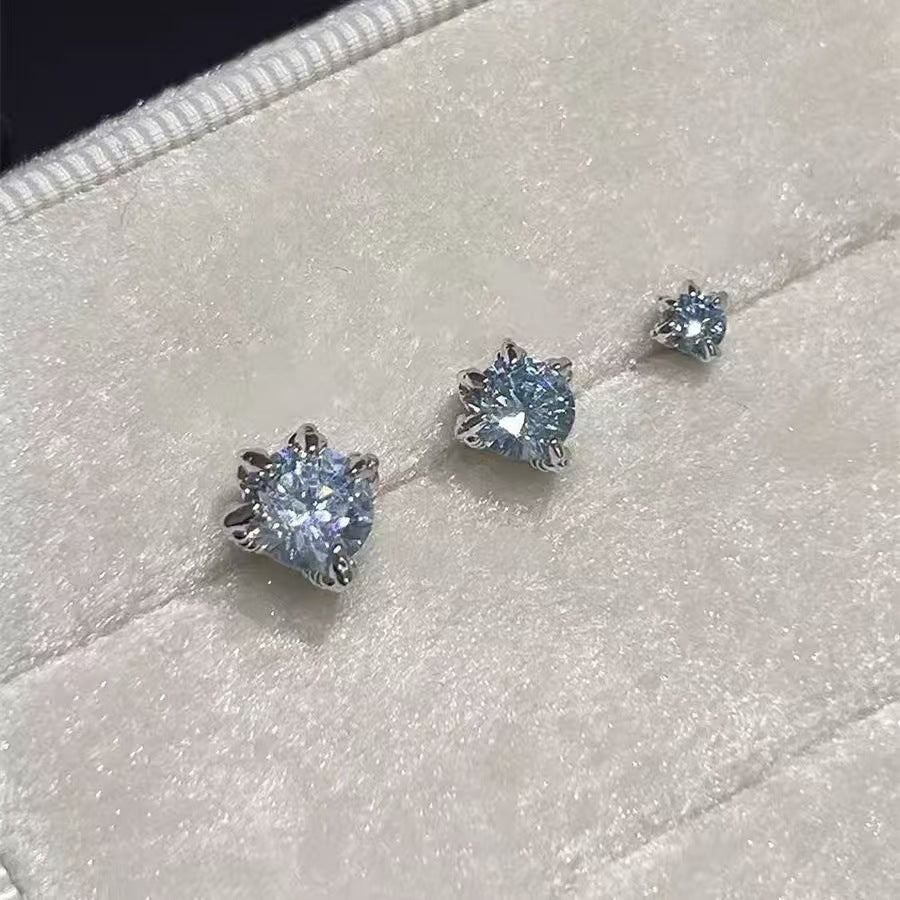 Ear Bone Clip High-grade Atmosphere Full Stud Earrings