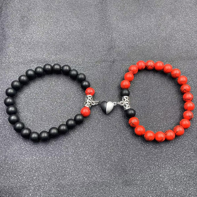 Women's & Men's Attractive Couple Suction Jewelry Valentine's Day Bracelets