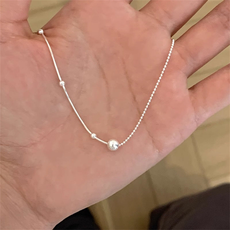 Women's Sier Light Luxury High-grade Design Clavicle Necklaces