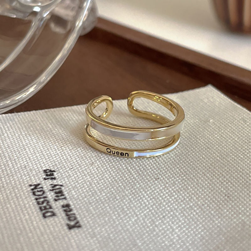 High Sense Female Fashion Personalized Cold Rings