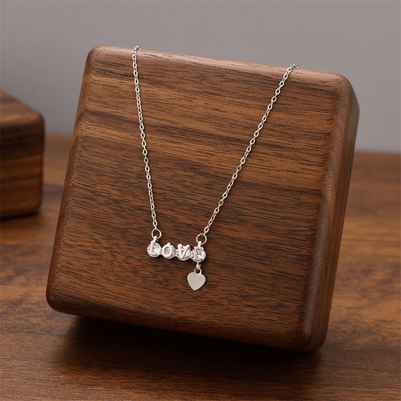 Titanium Steel Female Niche Simple Temperament Clavicle Pendants