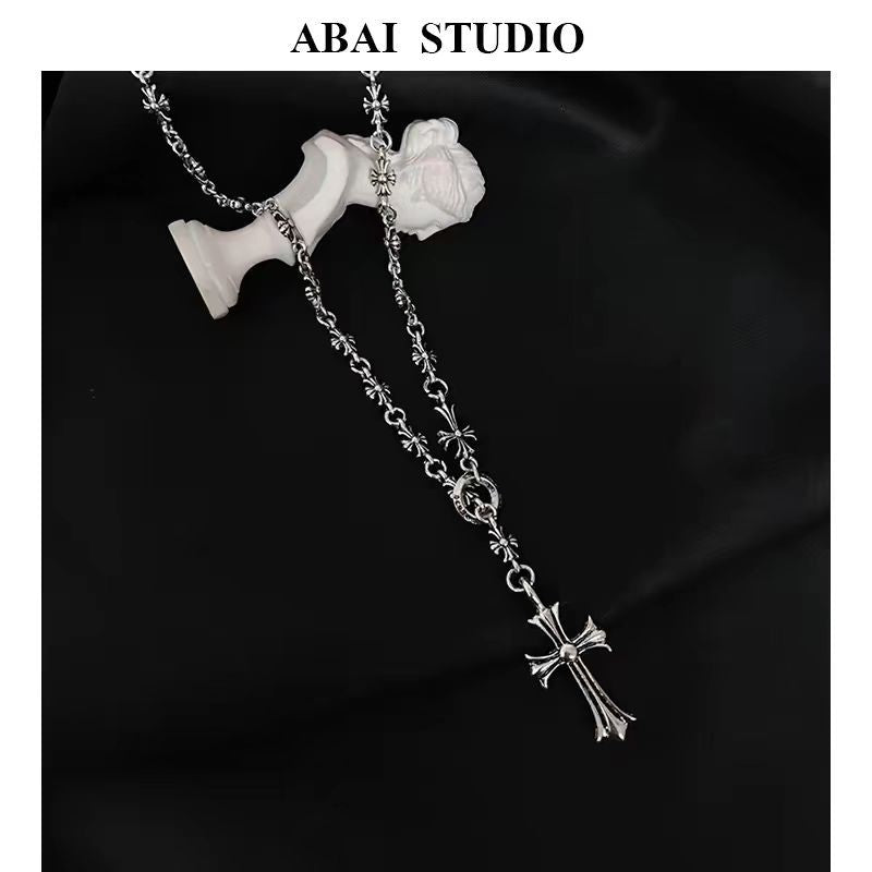 Women's & Men's Classic Cross Chain Fashion Fashionable Sweet Cool Necklace