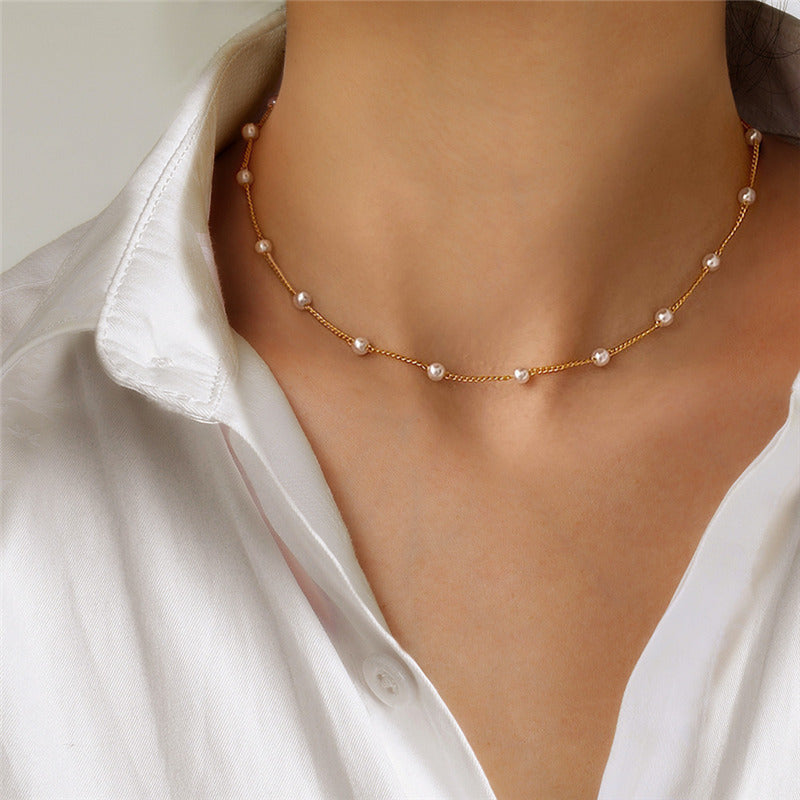 Women's Ornament Pearl For Light Luxury Temperament Necklaces