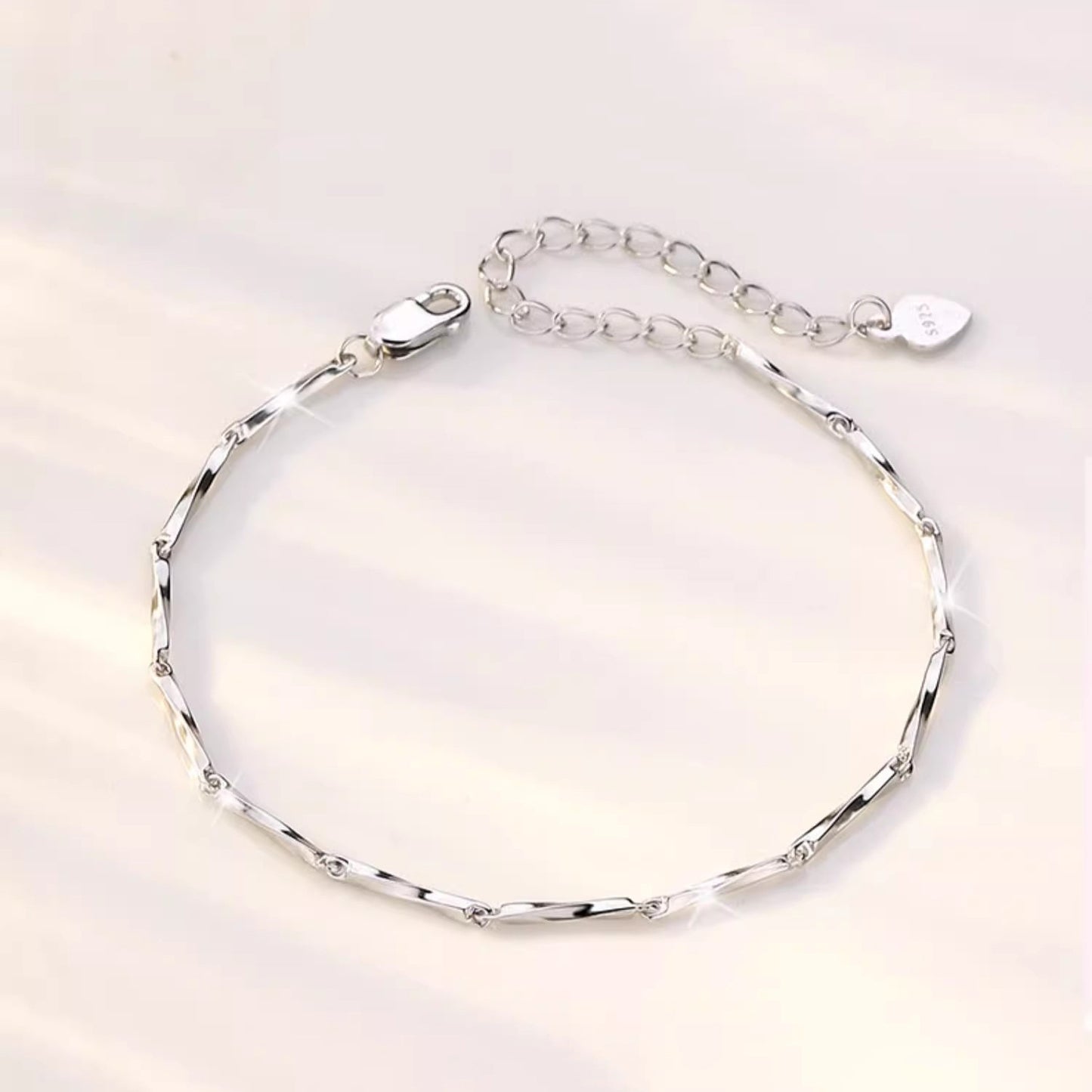 Women's Sier Mobius Fashion Mori Style Wrist Bracelet