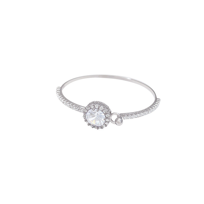 Refined Zircon Female High Sense Rhinestone Bracelet