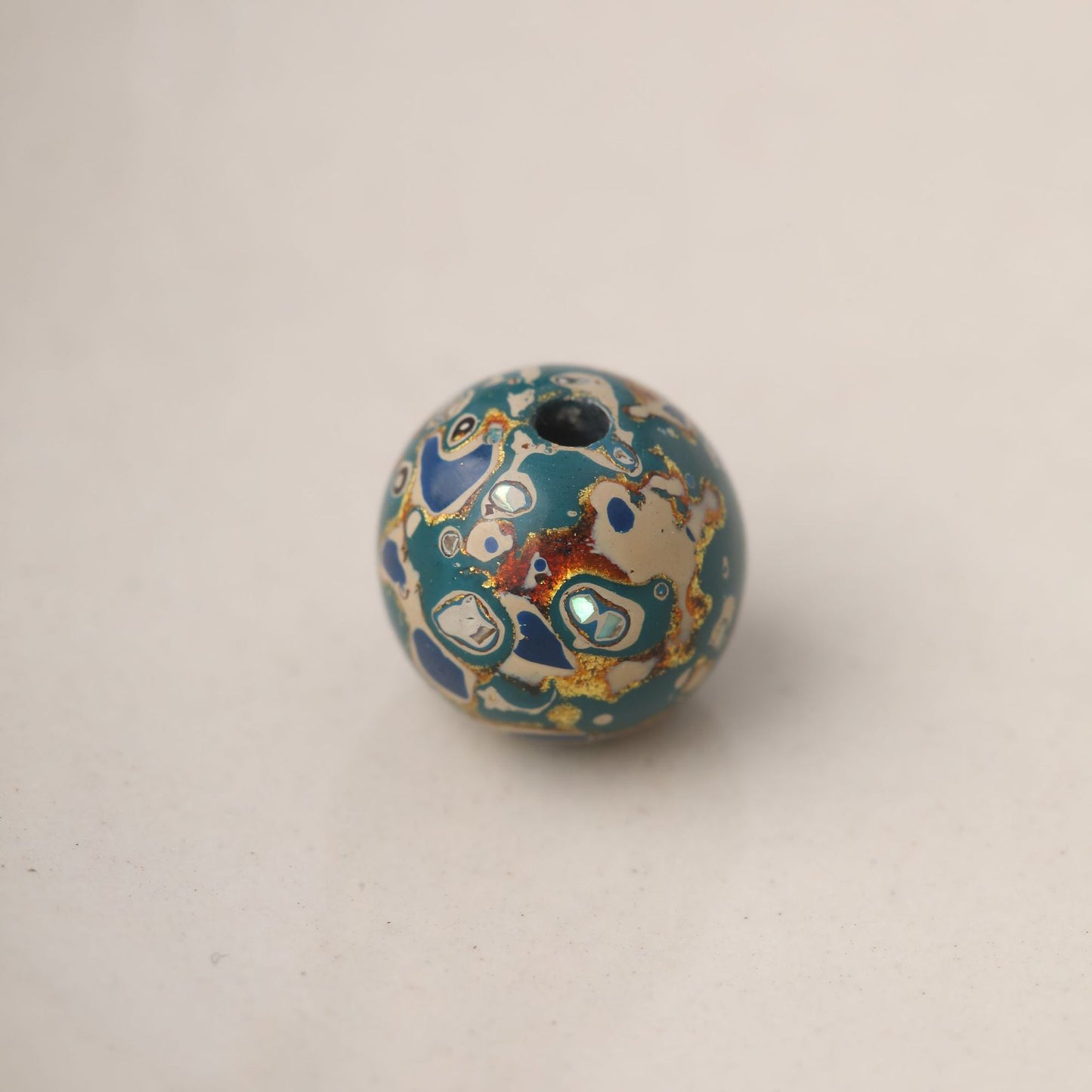 Paint Large Beads Inlaid Screw Scattered Single Bracelet