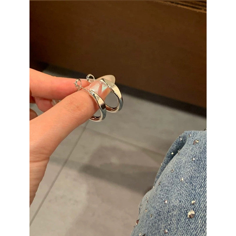 Women's Style Cold Ear Loop Personalized Hot Niche Earrings