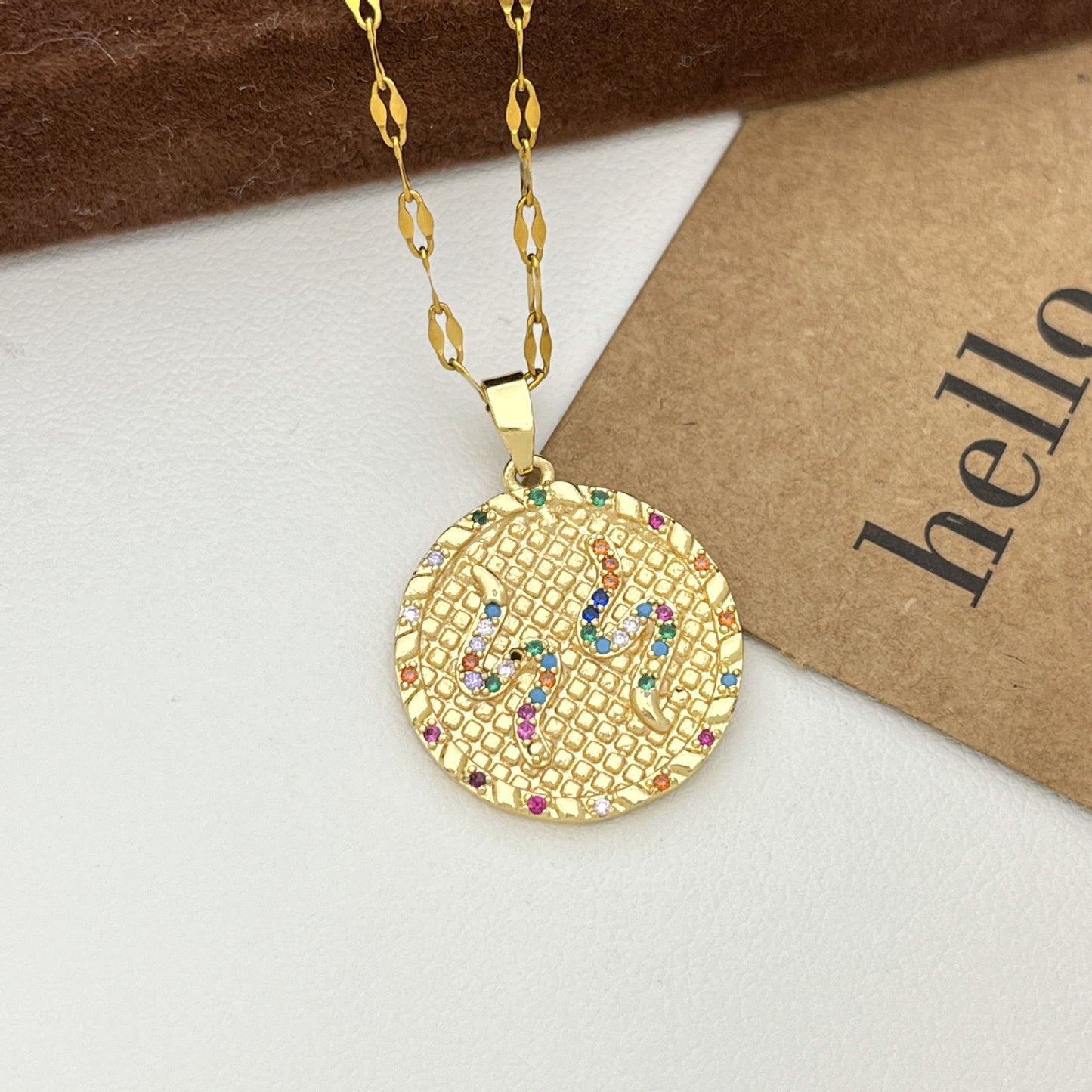 Snake-shaped Copper Female Fashion Personalized Minority Necklaces