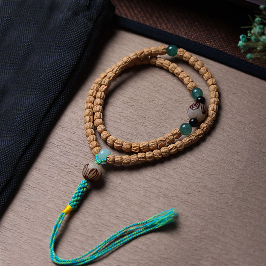 Passion Fruit Seeds Hemp Skin Deep Pit Ghost Face Corn Bracelet