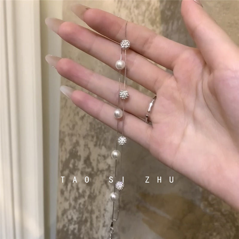 Lucky Beads Pearl French Style Temperament High-grade Bracelets