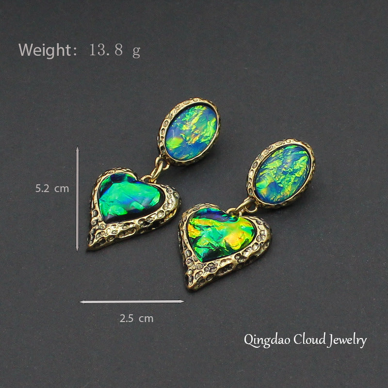 Antique Style Fairy Niche Design High Class Elegant Earrings