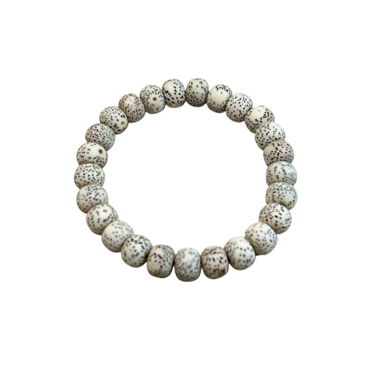 Bodhi Yellow Chicken Grease High Density Bead Single Circle Cultural Bracelets