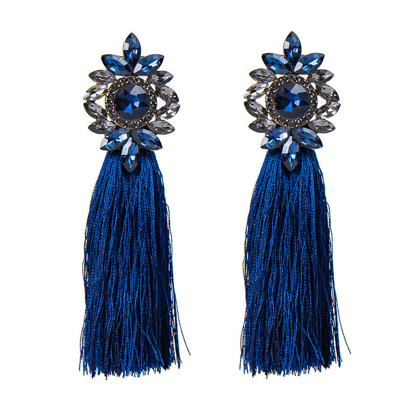 Bohemian Style Long Graceful Personality Trendy Cotton Thread Rings