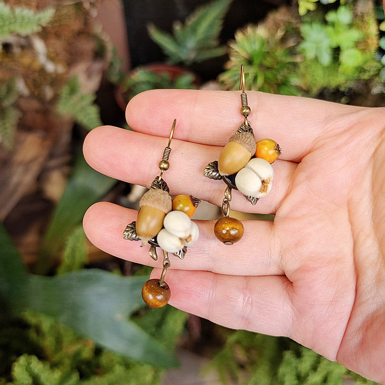 Minority Geometric Mori Style Fresh Unique Creative Simple Wooden Earrings