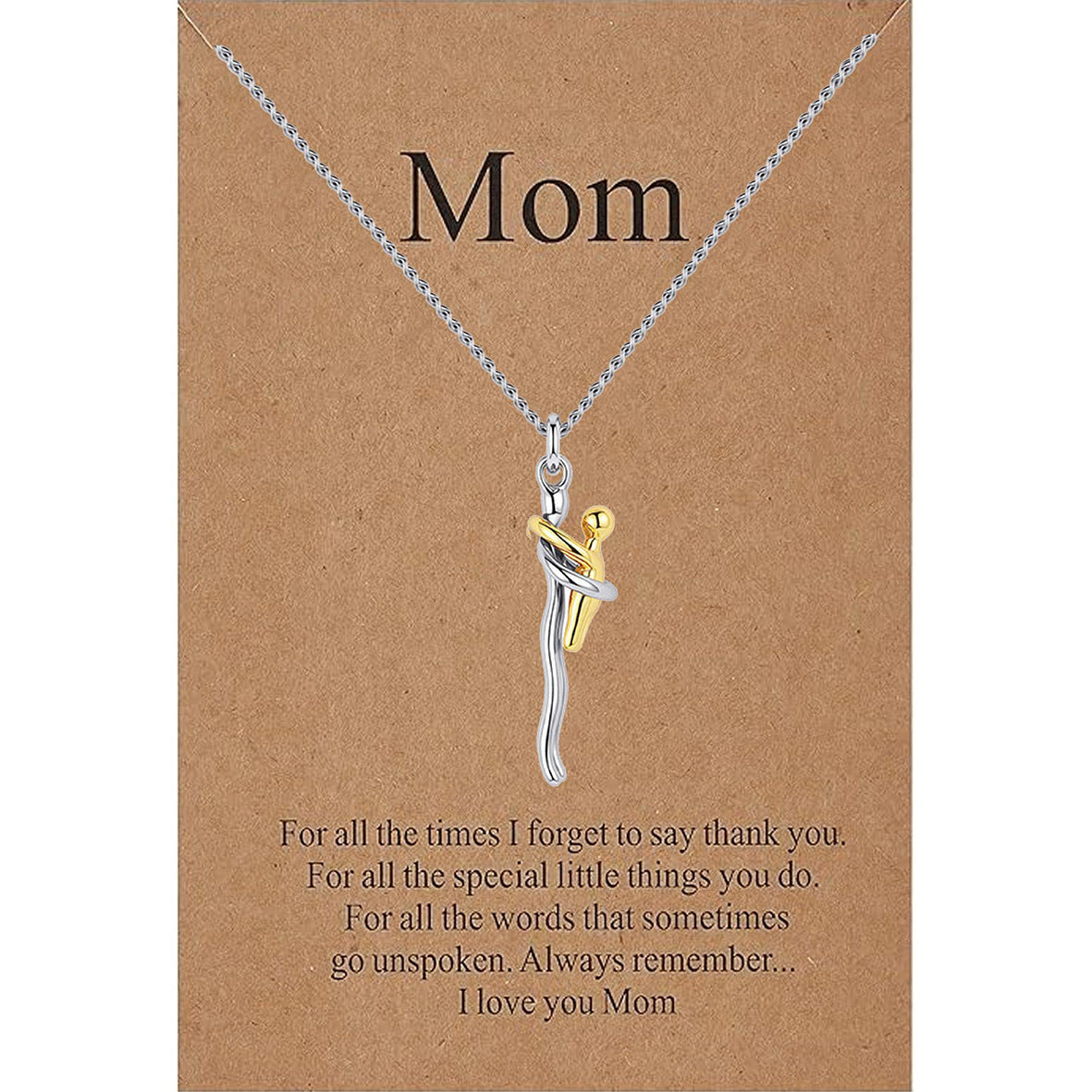 Pretty Trendy Beautiful Mother Hug Simple Pendants