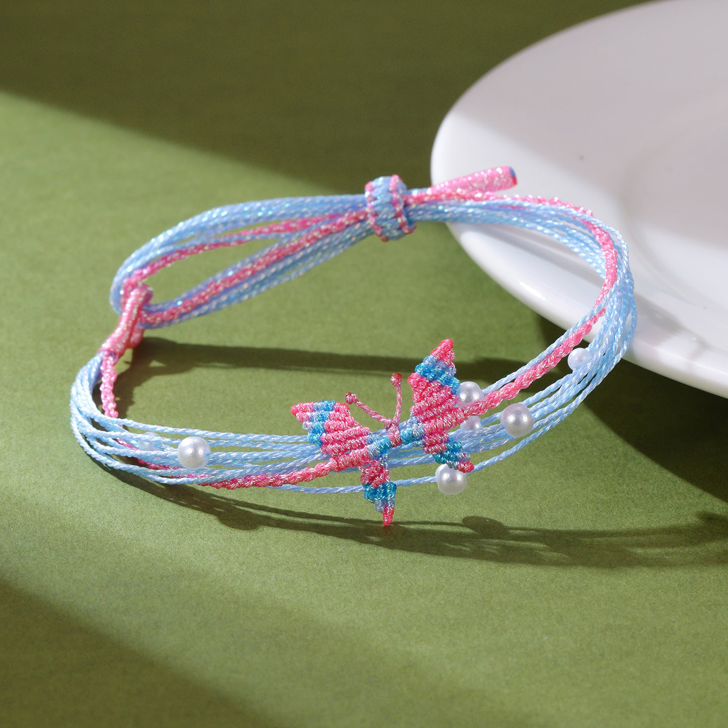 Festival Colorful Rope Ethnic Style Hand-woven Adult Small Sachet Carrying Bracelet
