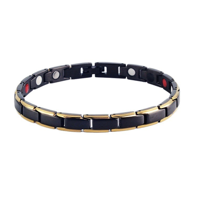 Men's Version Magnet Zinc Alloy Electroplating Magnetic Bracelets