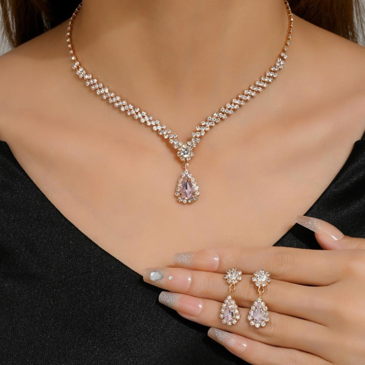 Classic Slouchy Attractive Durable Women's Bridal Jewelry Set