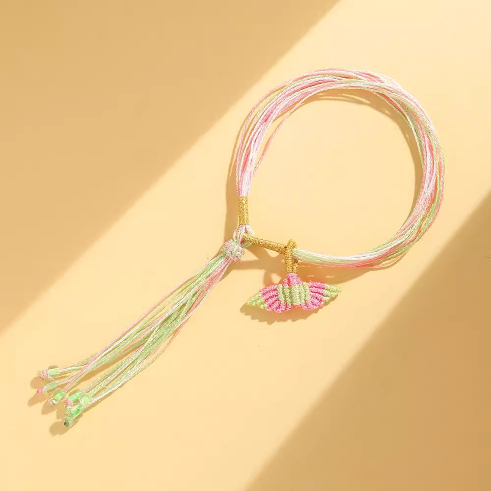 Small Gift Tassel Adjustable Red Rope Dragon Boat Festival Bracelet