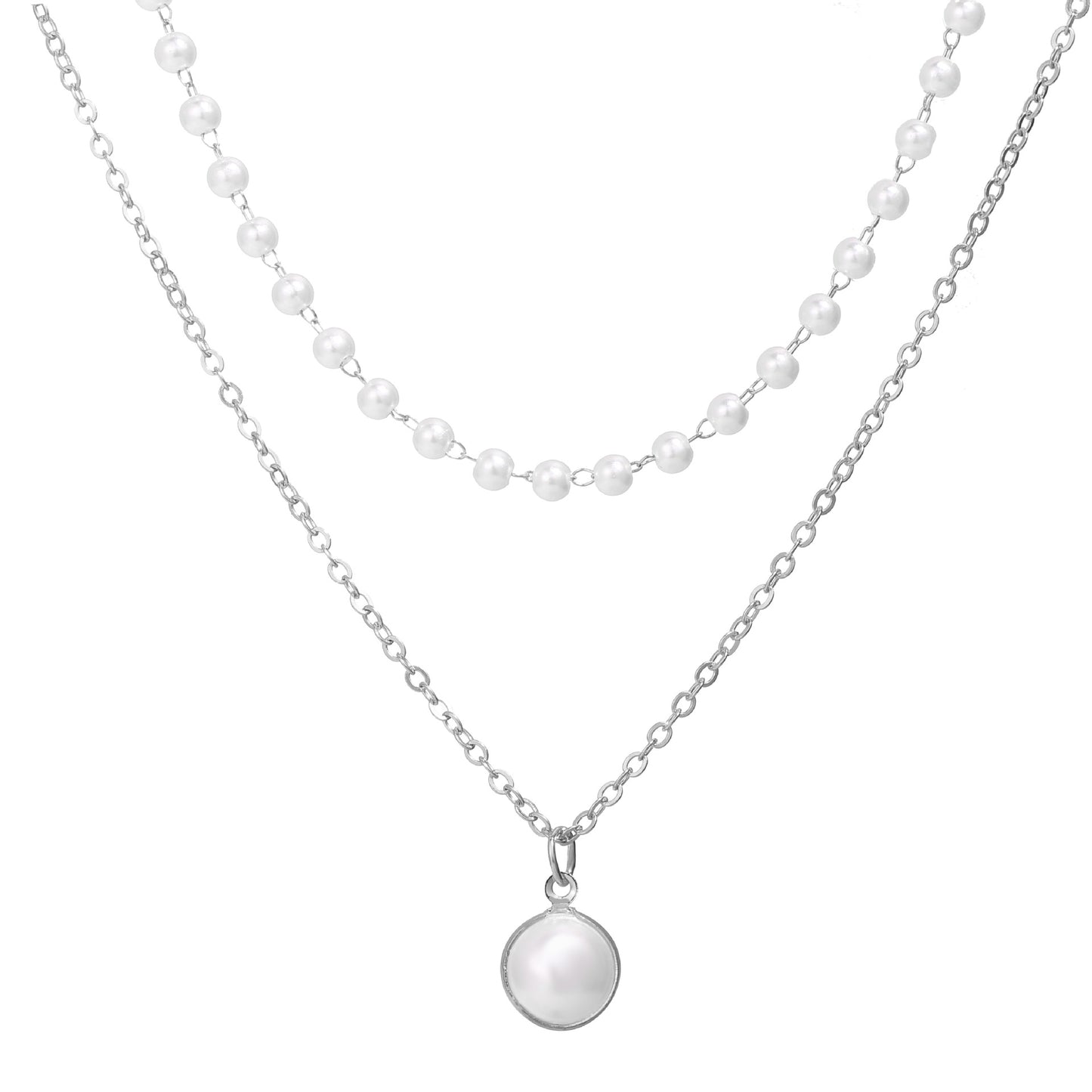 Clavicle Chain Creative Retro Simple Pearl Necklaces