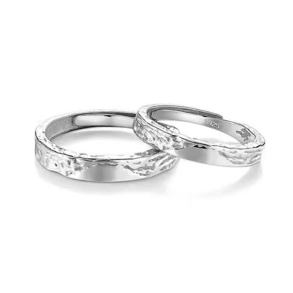 Women's & Men's Couple One Pair Minority Simple Stylish Rings