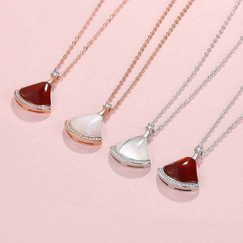 Small Skirt Female Fan Shell Fashion Simple Niche Necklace
