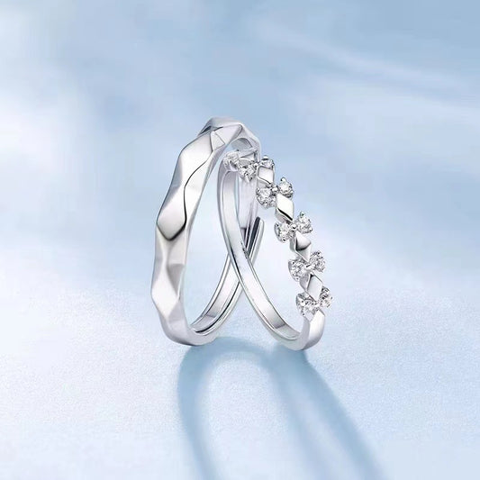 Women's & Men's For Love Niche Fashion Small Fresh Light Luxury Ring